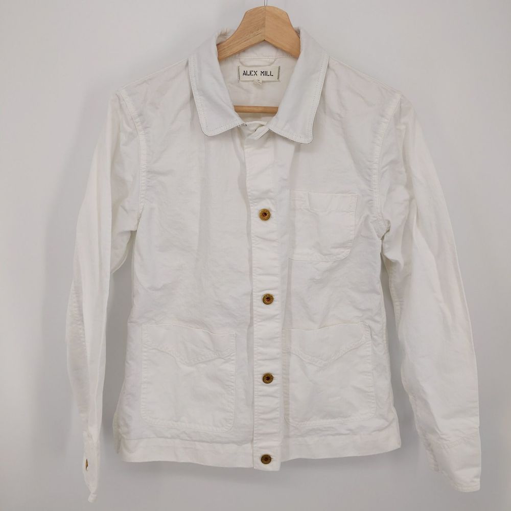 Alex Mill White Utility Jacket